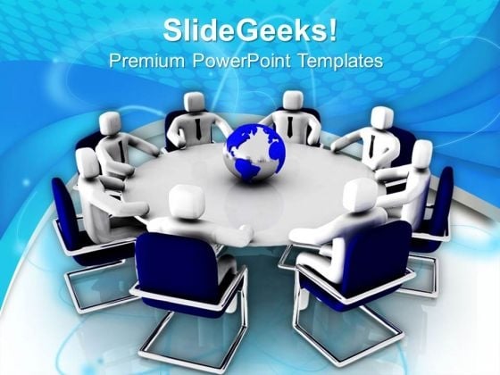 Meeting On Global Issues PowerPoint Templates Ppt Backgrounds For Slides 0713 Meeting On Global Issues PowerPoint Templates Ppt Backgrounds For Slides 0713