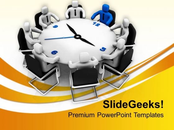 Meeting On Time Mangement Tips PowerPoint Templates Ppt Backgrounds For Slides 0813 Meeting On Time Mangement Tips PowerPoint Templates Ppt Backgrounds For Slides 0813