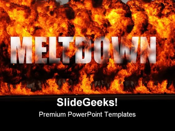 Meltdown Global PowerPoint Template 0810 Meltdown Global PowerPoint Template 0810