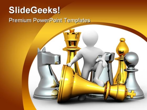 Men With Chess Game PowerPoint Templates And PowerPoint Backgrounds 0311 Men With Chess Game PowerPoint Templates And PowerPoint Backgrounds 0311