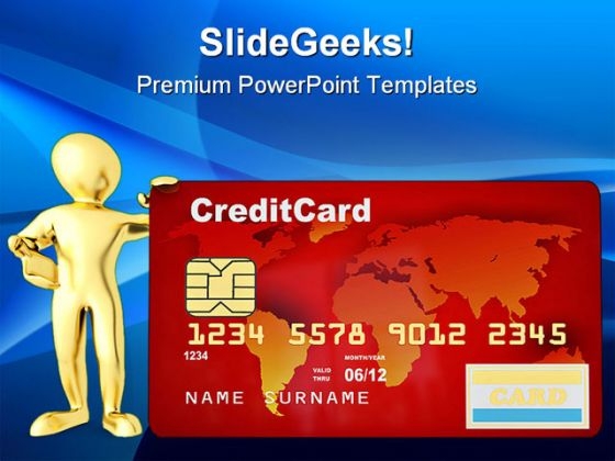 Men With Credit Card Finance PowerPoint Templates And PowerPoint Backgrounds 0411 Men With Credit Card Finance PowerPoint Templates And PowerPoint Backgrounds 0411