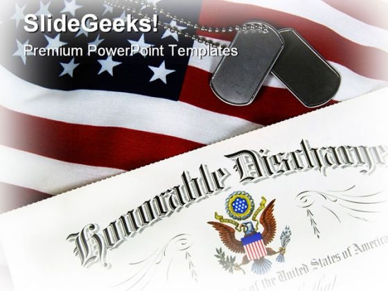 Military01 Americana PowerPoint Template 1110 Military01 Americana PowerPoint Template 1110