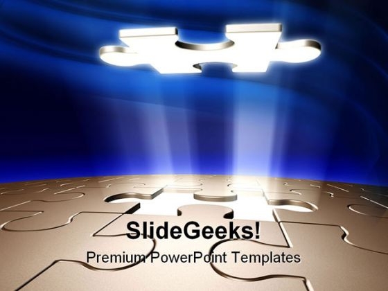 Missing Puzzle Symbol PowerPoint Template 0510 Missing Puzzle Symbol PowerPoint Template 0510