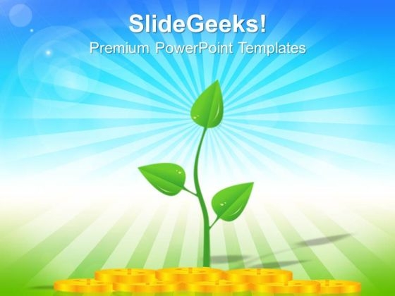 Money And Plant PowerPoint Templates And PowerPoint Themes 0912 Money And Plant PowerPoint Templates And PowerPoint Themes 0912