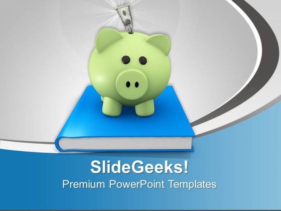 Money Bank On Book Investment PowerPoint Templates And PowerPoint Themes 0912 Money Bank On Book Investment PowerPoint Templates And PowerPoint Themes 0912