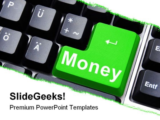 Money Computer PowerPoint Templates And PowerPoint Backgrounds 0211