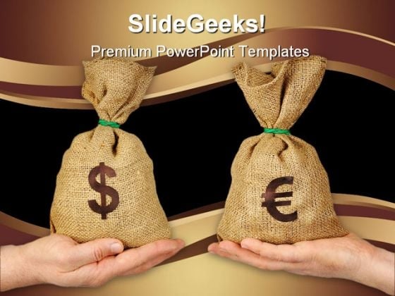 Money Exchange Business PowerPoint Template 0810 Money Exchange Business PowerPoint Template 0810