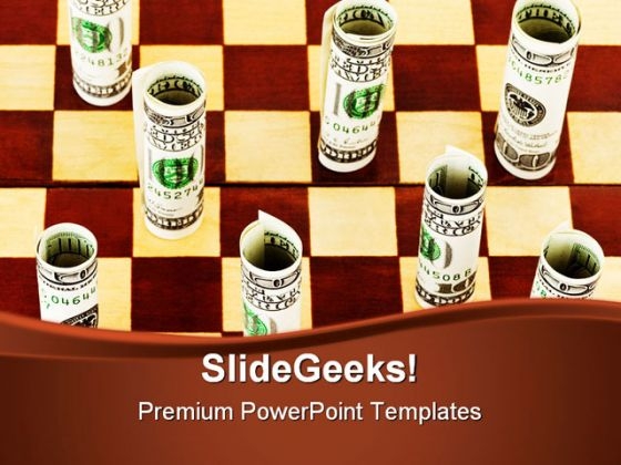Money On Chess Board Game PowerPoint Templates And PowerPoint Backgrounds 0211 Money On Chess Board Game PowerPoint Templates And PowerPoint Backgrounds 0211