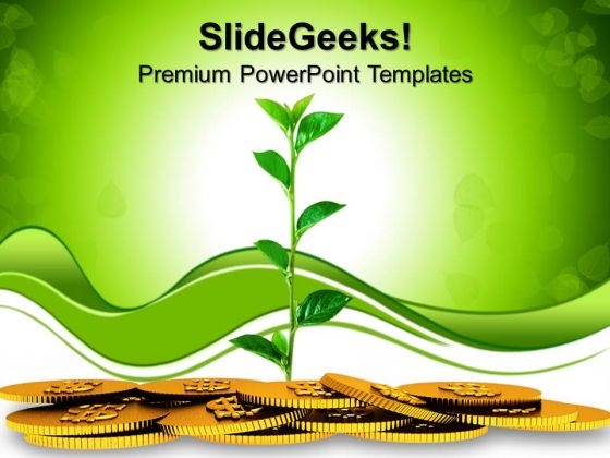 Money Plant Growth Business PowerPoint Templates And PowerPoint Themes 0812 Money Plant Growth Business PowerPoint Templates And PowerPoint Themes 0812