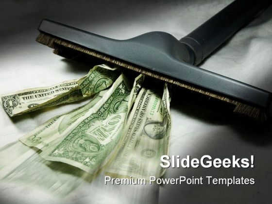 Money Sucker Finance PowerPoint Template 0610 Money Sucker Finance PowerPoint Template 0610