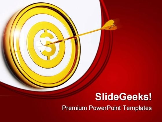 Money Target Business PowerPoint Themes And PowerPoint Slides 0711 Money Target Business PowerPoint Themes And PowerPoint Slides 0711