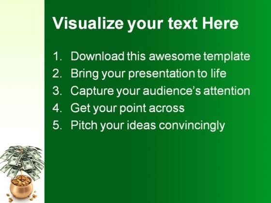 Money Tree Business PowerPoint Template 1110 professional template
