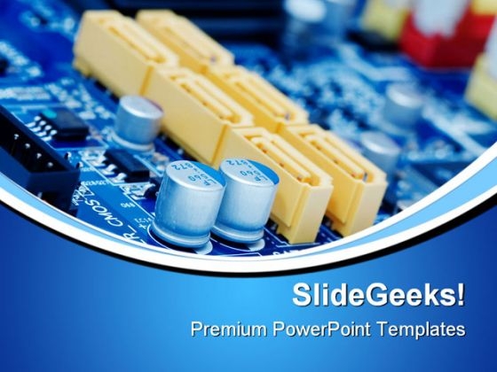 Motherboard Computer PowerPoint Templates And PowerPoint Backgrounds 0611