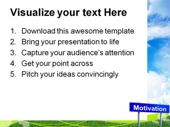 motivation_signpost_business_metaphor_powerpoint_templates_and_powerpoint_backgrounds_0911_print