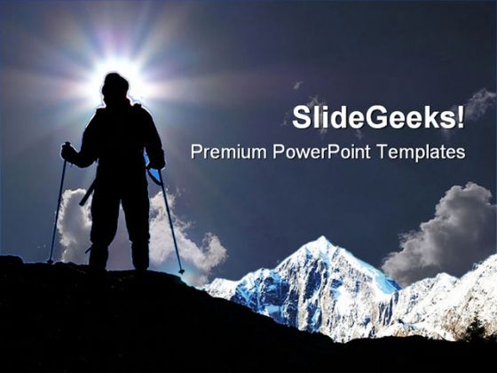 Mountain Climber Game PowerPoint Themes And PowerPoint Slides 0611 Mountain Climber Game PowerPoint Themes And PowerPoint Slides 0611