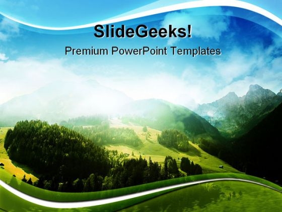 mountains powerpoint templates slides and graphics mountain powerpoint template