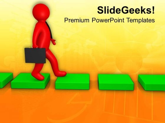Move On The Success Path PowerPoint Templates Ppt Backgrounds For Slides 0713 Move On The Success Path PowerPoint Templates Ppt Backgrounds For Slides 0713