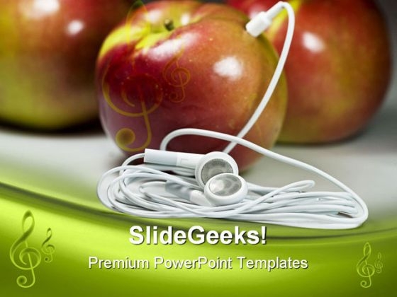 Mp3 Apple Food PowerPoint Themes And PowerPoint Slides 0311 Mp3 Apple Food PowerPoint Themes And PowerPoint Slides 0311