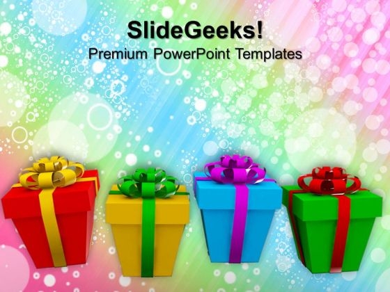 Multi Colored Gift Box Beauty PowerPoint Templates And PowerPoint Themes 1012 Multi Colored Gift Box Beauty PowerPoint Templates And PowerPoint Themes 1012