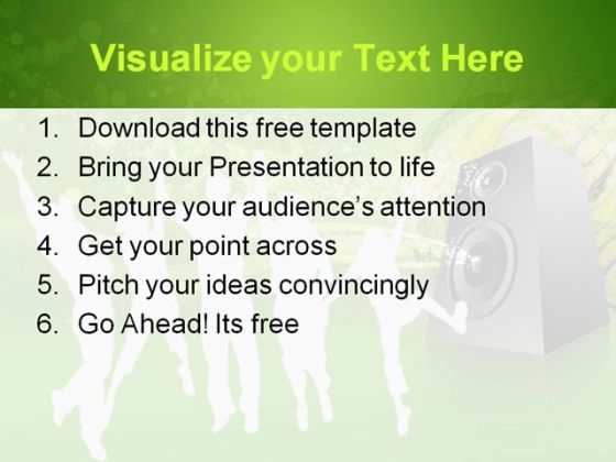 Music Entertainment People PPT Template good impactful