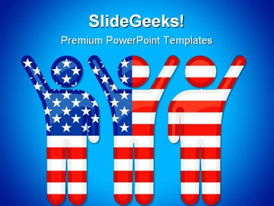 National Sports Team Americana PowerPoint Themes And PowerPoint Slides 0711