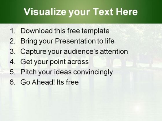 Picturesque Nature PowerPoint Template analytical ideas
