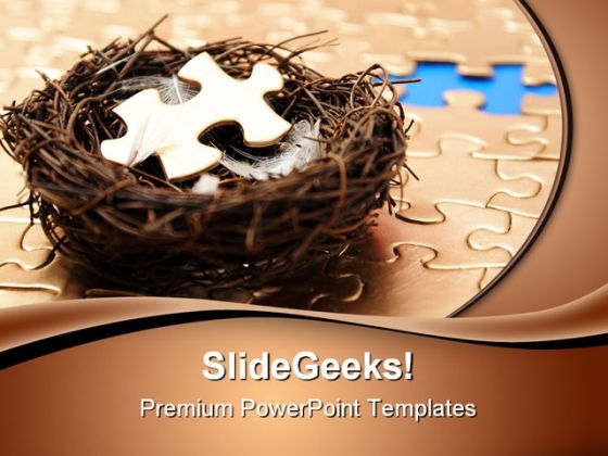 Nesting The Missing Piece Business PowerPoint Templates And PowerPoint Backgrounds 0411 Nesting The Missing Piece Business PowerPoint Templates And PowerPoint Backgrounds 0411