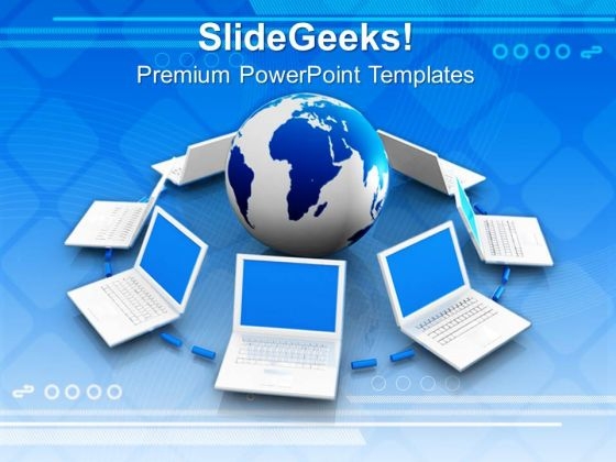 Network Concept Communication PowerPoint Templates And PowerPoint Themes 0812
