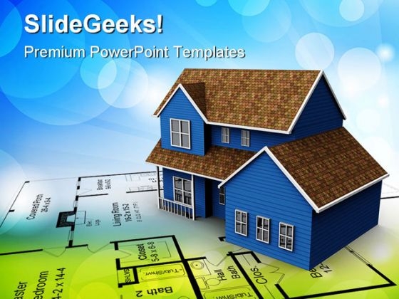 new house plans real estate powerpoint templates and powerpoint