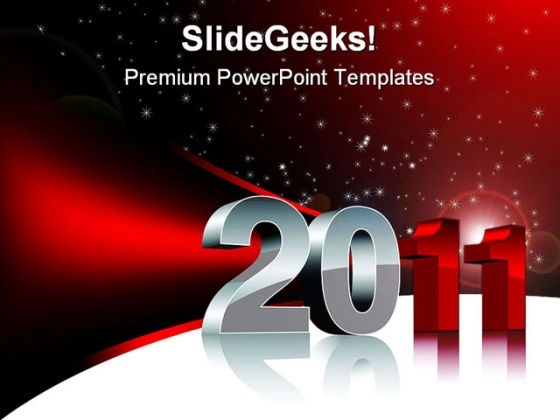 New Year 2011 Festival PowerPoint Background And Template 1210 New Year 2011 Festival PowerPoint Background And Template 1210