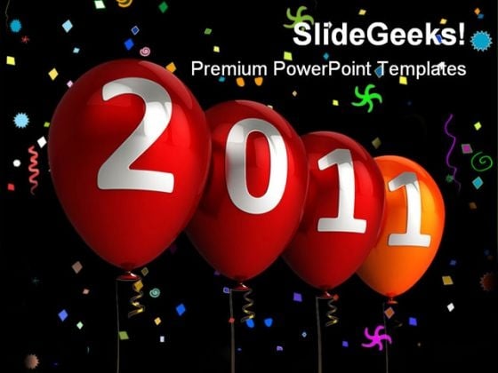 New Year 2011 Festival PowerPoint Template 1010 New Year 2011 Festival PowerPoint Template 1010