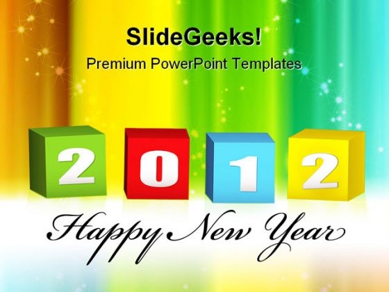 New Year Blocks Shapes PowerPoint Templates And PowerPoint Backgrounds 1011 New Year Blocks Shapes PowerPoint Templates And PowerPoint Backgrounds 1011