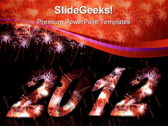 New Year Fireworks Festival PowerPoint Templates And PowerPoint Backgrounds 1011