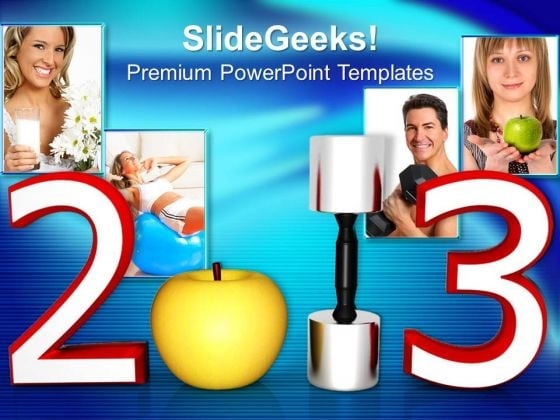 New Year Resolutions Health Concept PowerPoint Templates Ppt Backgrounds For Slides 1212 New Year Resolutions Health Concept PowerPoint Templates Ppt Backgrounds For Slides 1212