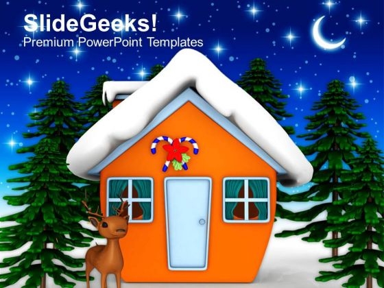 Night Scene Of Christmas Eve Holidays PowerPoint Templates Ppt Backgrounds For Slides 1212 Night Scene Of Christmas Eve Holidays PowerPoint Templates Ppt Backgrounds For Slides 1212