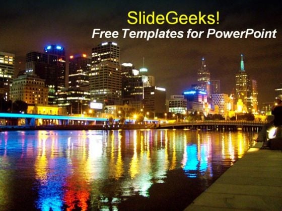Nightlife City PowerPoint Template Nightlife City PowerPoint Template