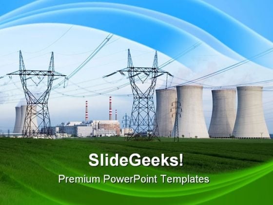 Nuclear Power Station Technology PowerPoint Themes And PowerPoint Slides 0311 Nuclear Power Station Technology PowerPoint Themes And PowerPoint Slides 0311