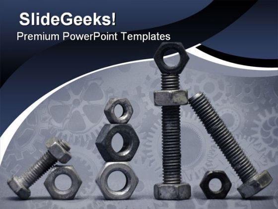 Nuts And Bolts Industrial PowerPoint Templates And PowerPoint Backgrounds 0711 Nuts And Bolts Industrial PowerPoint Templates And PowerPoint Backgrounds 0711