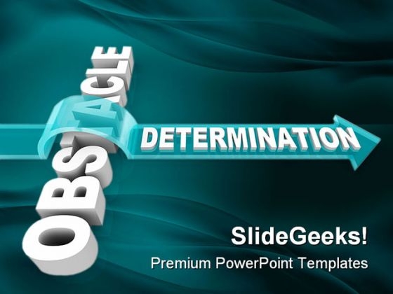 Obstacle Determination Business PowerPoint Background And Template 1210 Obstacle Determination Business PowerPoint Background And Template 1210