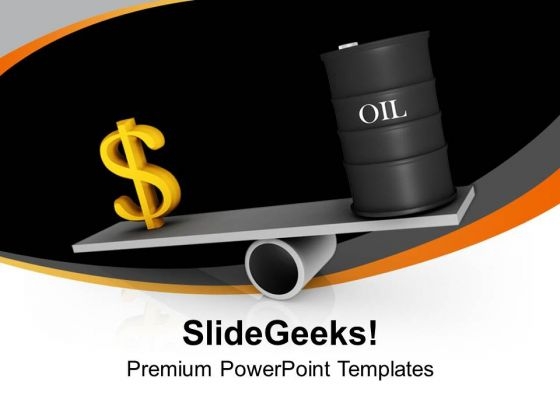 Oil Prices Are Increasing Day By Day PowerPoint Templates Ppt Backgrounds For Slides 0613