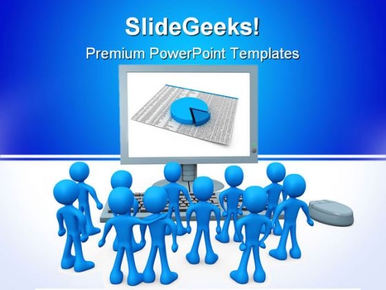 On Screen Presentation Business PowerPoint Templates And PowerPoint Backgrounds 0811