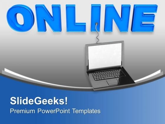 Online Business Technology PowerPoint Templates Ppt Backgrounds For Slides 0313 Online Business Technology PowerPoint Templates Ppt Backgrounds For Slides 0313