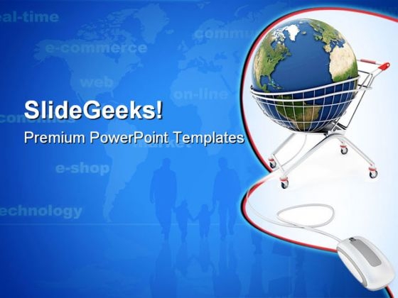 Online Global Shopping Internet PowerPoint Themes And PowerPoint Slides 0911