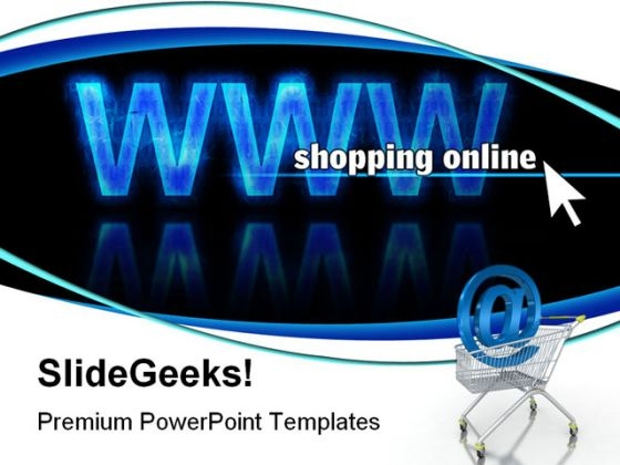 Online Shopping Internet PowerPoint Templates And PowerPoint Backgrounds 0311