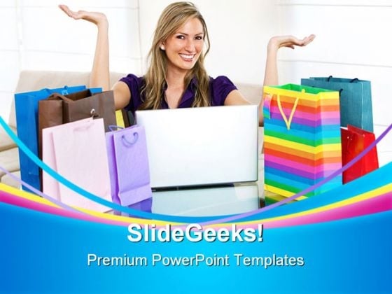 Online Shopping Sales PowerPoint Templates And PowerPoint Backgrounds 0311 Online Shopping Sales PowerPoint Templates And PowerPoint Backgrounds 0311