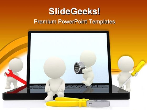 Online Tools Industrial PowerPoint Template 1110 Online Tools Industrial PowerPoint Template 1110