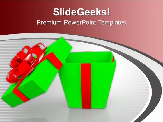 Open Gift Box Over White Background Celebration PowerPoint Templates Ppt Backgrounds For Slides 0113 Open Gift Box Over White Background Celebration PowerPoint Templates Ppt Backgrounds For Slides 0113
