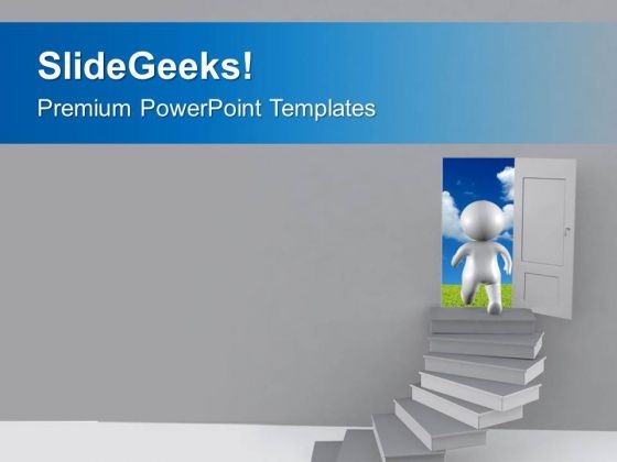 Open The Door Towards Sky PowerPoint Templates Ppt Backgrounds For Slides 0813 Open The Door Towards Sky PowerPoint Templates Ppt Backgrounds For Slides 0813