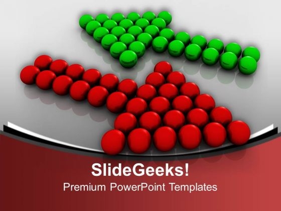 Opposite Arrows Business PowerPoint Templates And PowerPoint Themes 1012 Opposite Arrows Business PowerPoint Templates And PowerPoint Themes 1012
