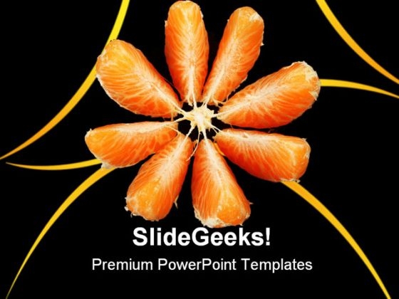 Orange On Black Food PowerPoint Templates And PowerPoint Backgrounds 0611 Orange On Black Food PowerPoint Templates And PowerPoint Backgrounds 0611